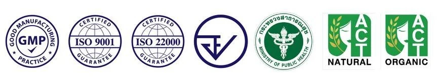 สัญลักษณ์มาตรฐาน GMP ISO HACCP iBio